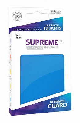Ultimate Guard Supreme UX Sleeves Standard Size Royal Blue (80)
