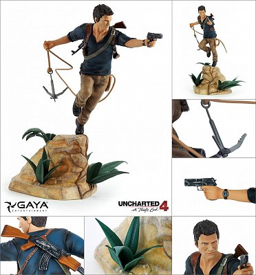 Uncharted 4 A Thief\'s End PVC Statue Nathan Drake 30 cm --- DAMAGED PACKAGING