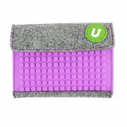 Upixel Felt Pixel Mini Wallet Purple