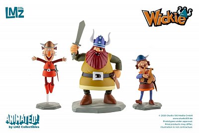 Vicky the Viking Statues Halvar, Gorm & Ulme 9 - 16 cm