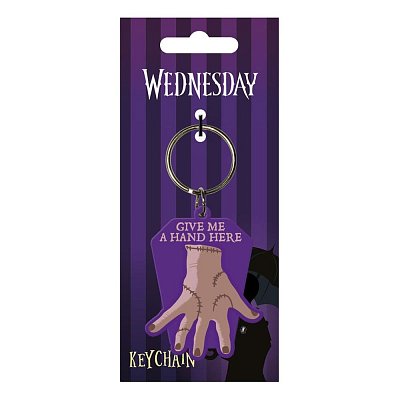 Wednesday, gumová klíčenka Give Me a Hand