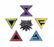 Witcher 3 Wild Hunt Pin Badges 6-Pack