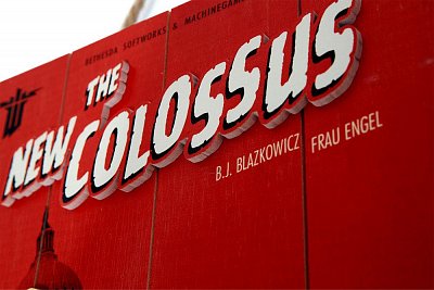 Wolfenstein WoodArts 3D dřevěný plakát The New Colossus 30 x 40 cm