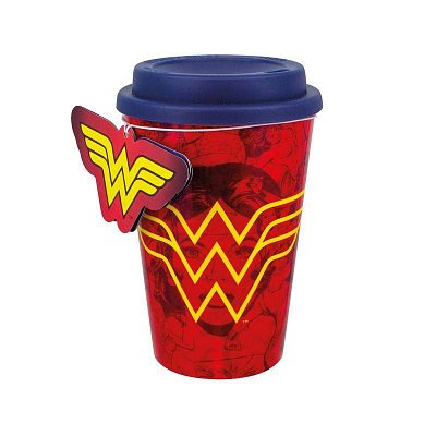 Wonder Woman Travel Mug Red Wonder Woman