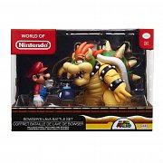 World of Nintendo Action Figure 3-Pack Mario vs. Bowser Lava Battle 6-15 cm