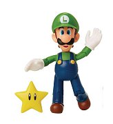 World of Nintendo Action Figure Luigi with Super Star 10 cm