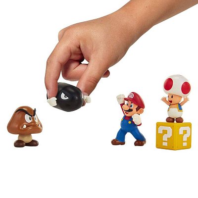 World of Nintendo Mini Figure 5-Pack New Super Mario Bros. U Acorn Plains 6 cm