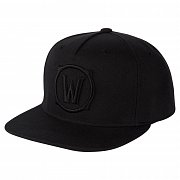 World of Warcraft Premium Snap Back Cap Blackout Logo