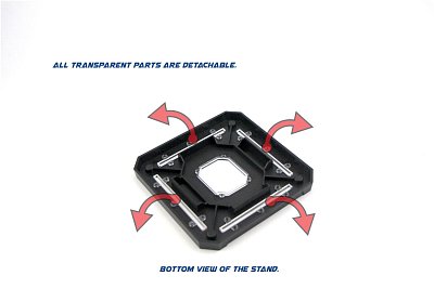 X-Board Action Figure Stand --- DAMAGED PACKAGING