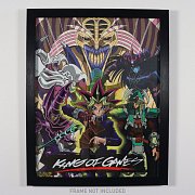 Yu-Gi-Oh! Umělecký tisk Limitovaná edice Fan-Cel 36 x 28 cm