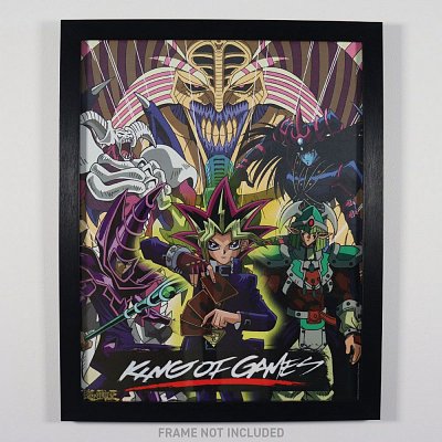 Yu-Gi-Oh! Umělecký tisk Limitovaná edice Fan-Cel 36 x 28 cm