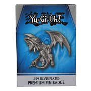 Yu-Gi-Oh! Odznak odznak Blue Eyes White Dragon (postříbřený)