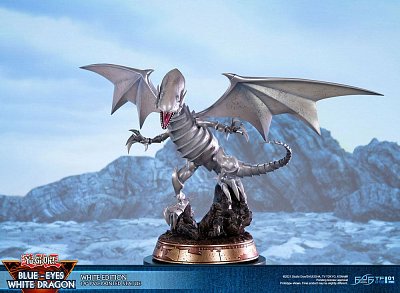 Yu-Gi-Oh! PVC socha Blue-Eyes White Dragon White Edition 35 cm