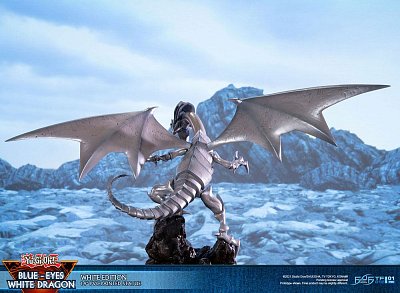 Yu-Gi-Oh! PVC socha Blue-Eyes White Dragon White Edition 35 cm