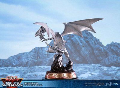 Yu-Gi-Oh! PVC socha Blue-Eyes White Dragon White Edition 35 cm