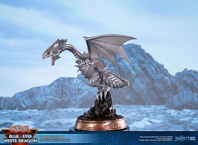 Yu-Gi-Oh! PVC socha Blue-Eyes White Dragon White Edition 35 cm