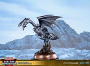 Yu-Gi-Oh! PVC socha Blue-Eyes White Dragon Silver Edition 35 cm