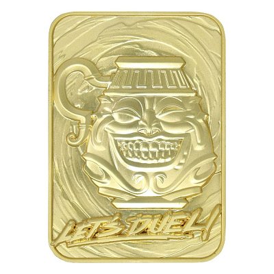 Yu-Gi-Oh! Replika Card Pot of Greed (pozlacená)