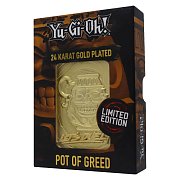 Yu-Gi-Oh! Replika Card Pot of Greed (pozlacená)