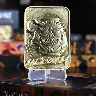 Yu-Gi-Oh! Replika Card Pot of Greed (pozlacená)