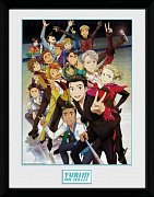 Yuri!!! on Ice Framed Poster Characters 45 x 34 cm