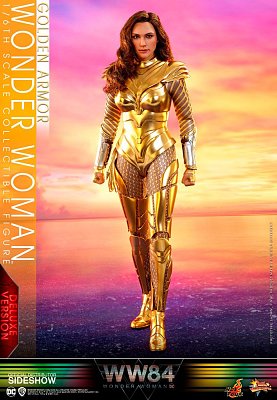 Sběratelská akční figurka Wonder Woman 1984 Movie Masterpiece 1/6 Golden Armor Wonder Woman (Deluxe) 30 cm