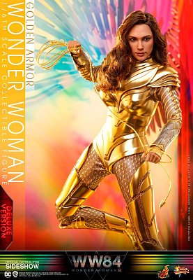 Sběratelská akční figurka Wonder Woman 1984 Movie Masterpiece 1/6 Golden Armor Wonder Woman (Deluxe) 30 cm