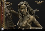 Socha Wonder Woman Wonder Woman na koni zlaté provedení 138 cm