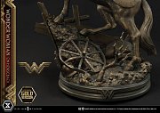 Socha Wonder Woman Wonder Woman na koni zlaté provedení 138 cm