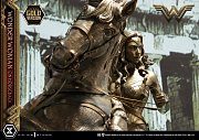 Socha Wonder Woman Wonder Woman na koni zlaté provedení 138 cm