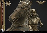 Socha Wonder Woman Wonder Woman na koni zlaté provedení 138 cm