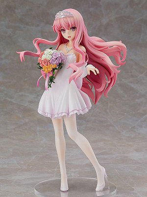 Zero No Tsukaima PVC Statue 1/7 Louise Finale Wedding Dress Ver. 22 cm --- DAMAGED PACKAGING