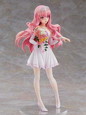 Zero No Tsukaima PVC Statue 1/7 Louise Finale Wedding Dress Ver. 22 cm --- DAMAGED PACKAGING