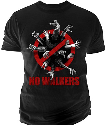 Živí mrtví Triko No Walkers