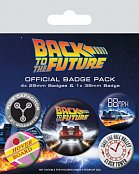Back to the Future odznaky 5-Pack DeLorean