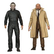Sběratelská akční figurka Halloween II Ultimate 2-Pack Michael Myers & Dr Loomis 18 cm