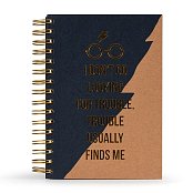 Harry Potter Premium Notebook A5 Trouble Usually Finds Me