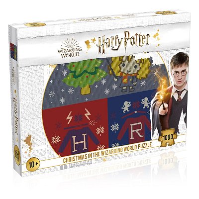 Harry Potter Jigsaw Puzzle Christmas Jumper 2 - Vánoce v kouzelnickém světě (1000 dílků)
