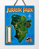 Jurassic Park WoodArts 3D dřevěný plakát Isla Nublar 30 x 40 cm