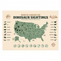 Umělecká reprodukce Jurského světa Limitovaná edice Dinosaur Sightings 42 x 30 cm