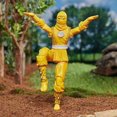 Mighty Morphin Power Rangers Kolekce blesků Akční figurka Ninja Yellow Ranger 15 cm