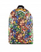 Nintendo backpack super mario characters aop