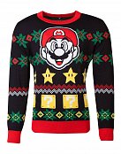 Nintendo knitted christmas sweater super mario night