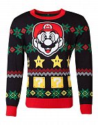 Nintendo Knitted Christmas Sweater Super Mario Night