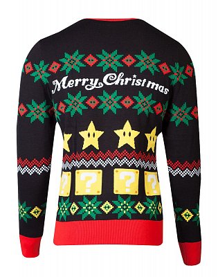 Nintendo Knitted Christmas Sweater Super Mario Night