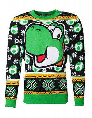 Nintendo Knitted Christmas Sweater Super Mario Yoshi