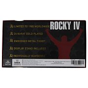 Vstupenka na zápas Rocky IV Replica East vs. West (pozlacená)