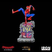 Spider-man: into the spider-verse bds art scale deluxe statue 1/10 peter b. parker 21 cm