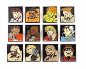 Street Fighter 12-Pack Pin Badges Characters