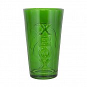 Xbox shaped glass logo